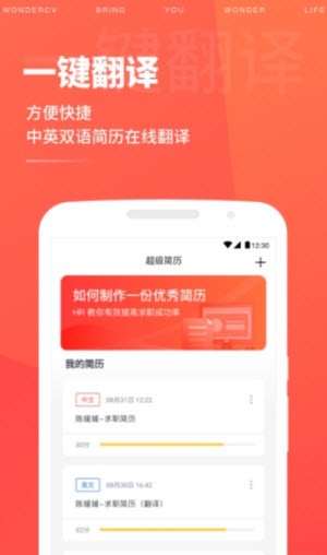 求职简历模板大全截图3