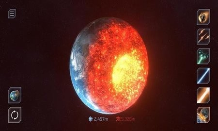 星球毁灭模拟器南瓜地球截图2