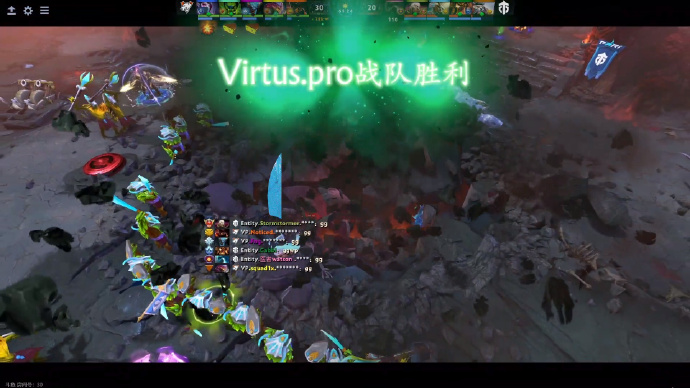 VP 2:0 战胜 Entity进入下一轮！TI12淘汰赛第二阶段10月28日开始！