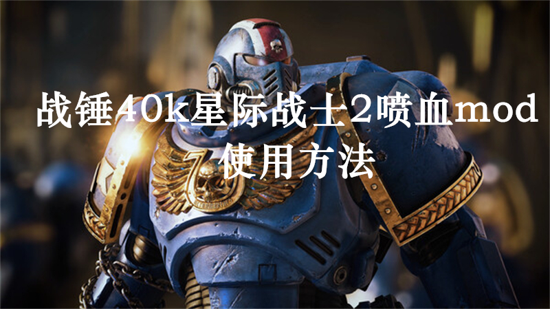 战锤40k星际战士2喷血mod使用方法