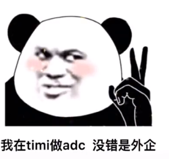 我在timi做adc没错是外企表情包