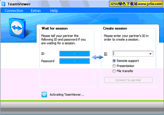 穿透防火墙远程控制电脑TeamViewer 4.1.6911刘馨汉化绿色版