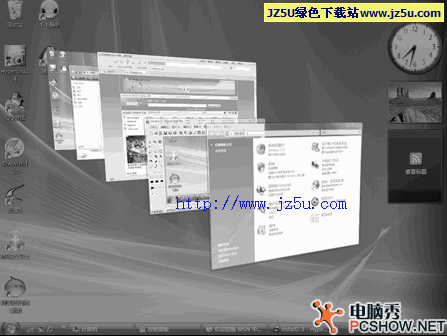 Shock4Way3D(远超Vista的立体桌面特效)1.21汉化绿色特别版