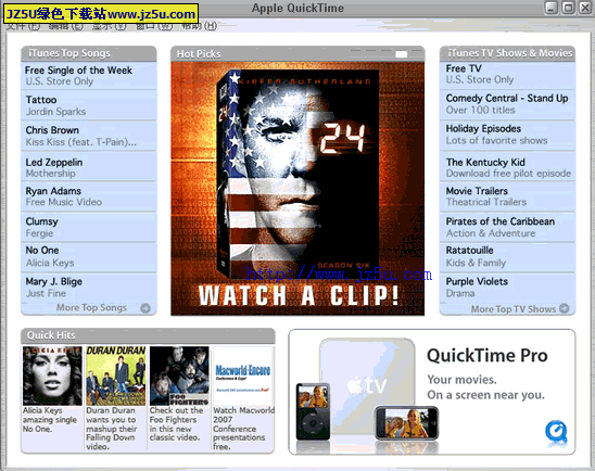 QuickTime(MPEG-4播放器)7.55.90.70多语言特别版【支持Roland和GS格式】