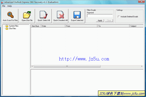 Outlook修复工具_Outlook Express DBX Recovery 1.1绿色特别版