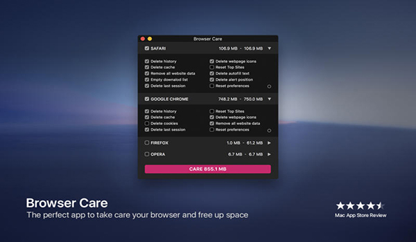 Browser Care for mac 4.0.1 免费版