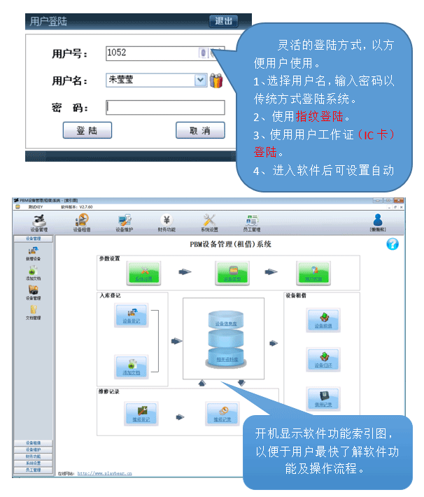 PBM設(shè)備管理租借系統(tǒng)