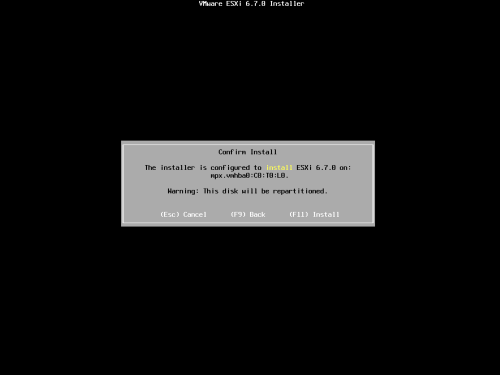 vmware esxi6.7