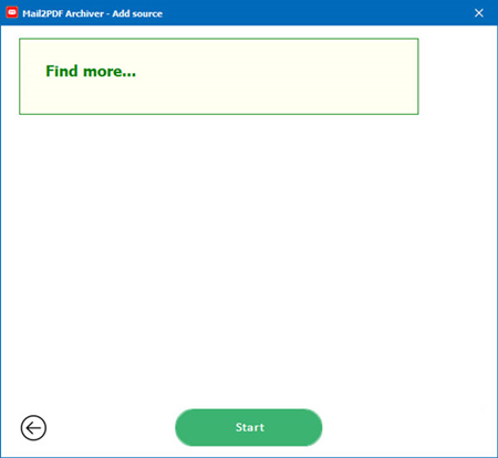 Mail2PDF Archiver