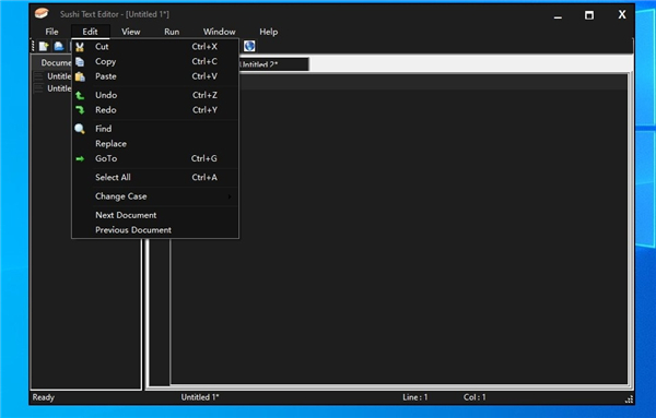 Sushi Text editor