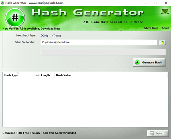 Hash Generator