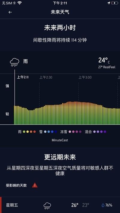 accuweather中文版