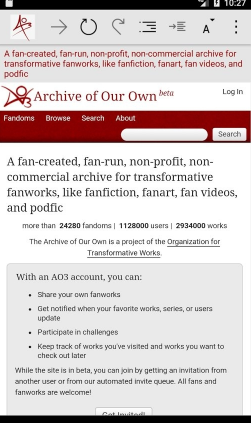 ao3官方网站入口截图1