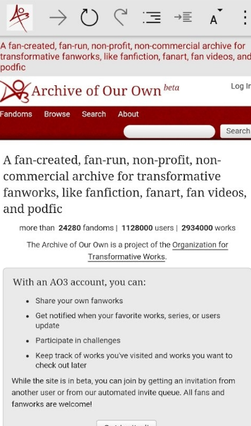 ao3官方网站入口截图3