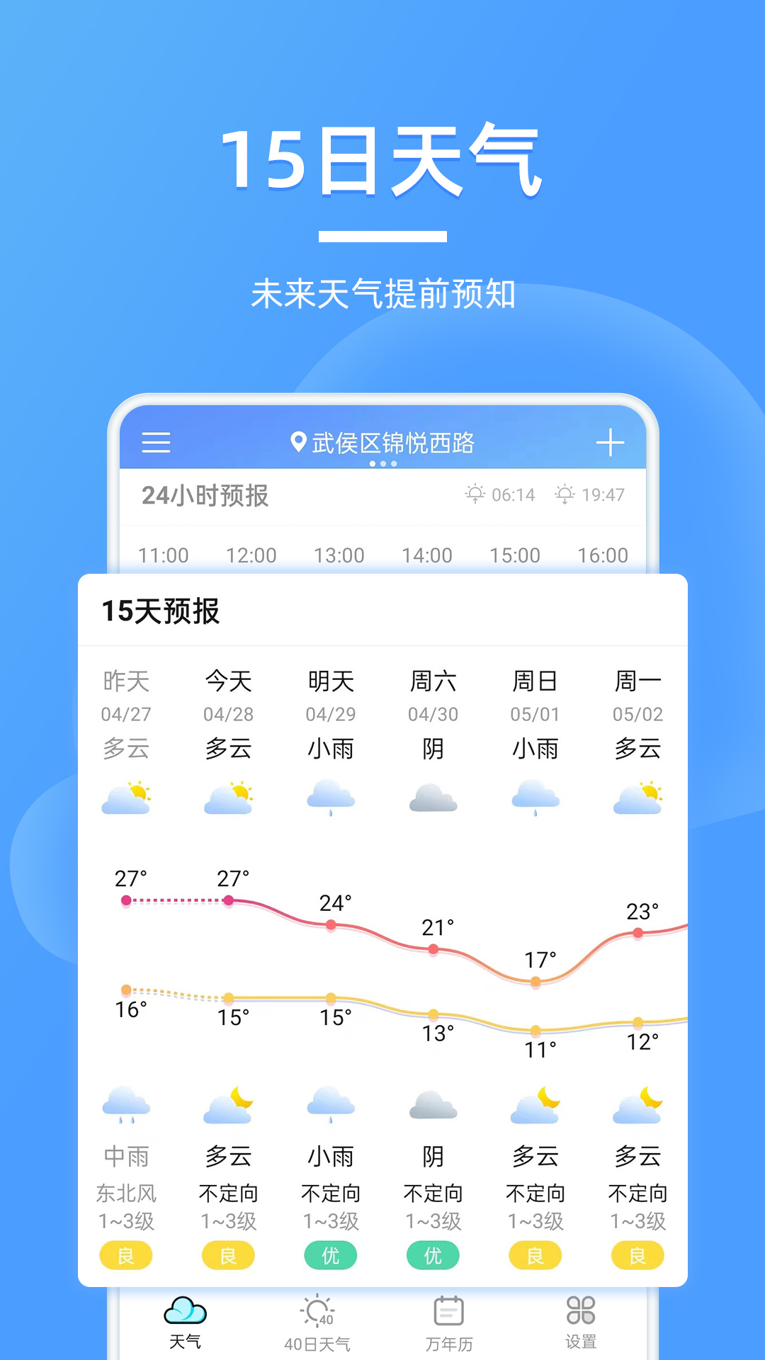 全能天气预报软件截图2