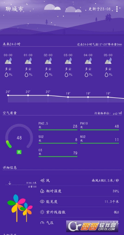 holi天气app截图2