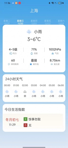 掌上天气通app截图3