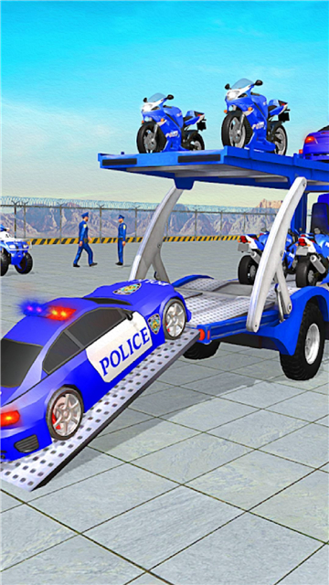 警察运输卡车3D截图1