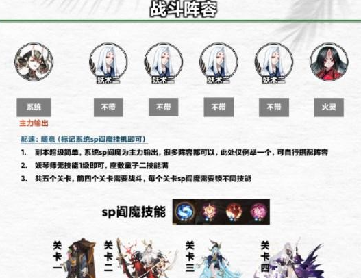 阴阳师清思赋信驱魔守念阵容怎么选择 阴阳师清思赋信驱魔守念阵容推荐