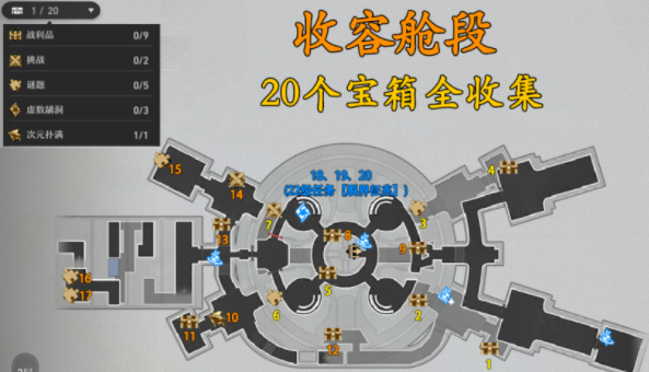 崩坏星穹铁道收容舱段宝箱位置在什么地方 收容舱段宝箱位置一览