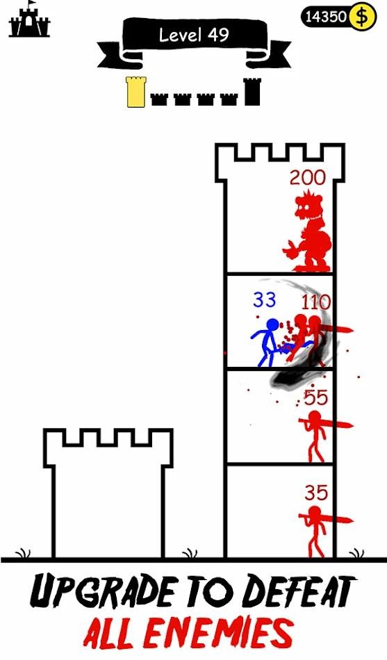 火柴人英雄塔防无限金币版截图1