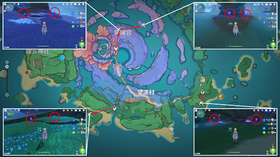 原神3.3电气水晶分布图及采集路线攻略