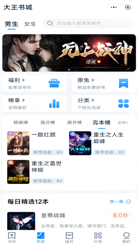 大王书城安卓版截图2
