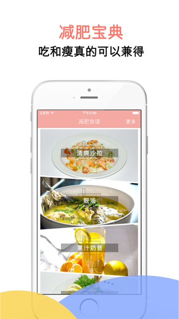 减肥菜谱截图