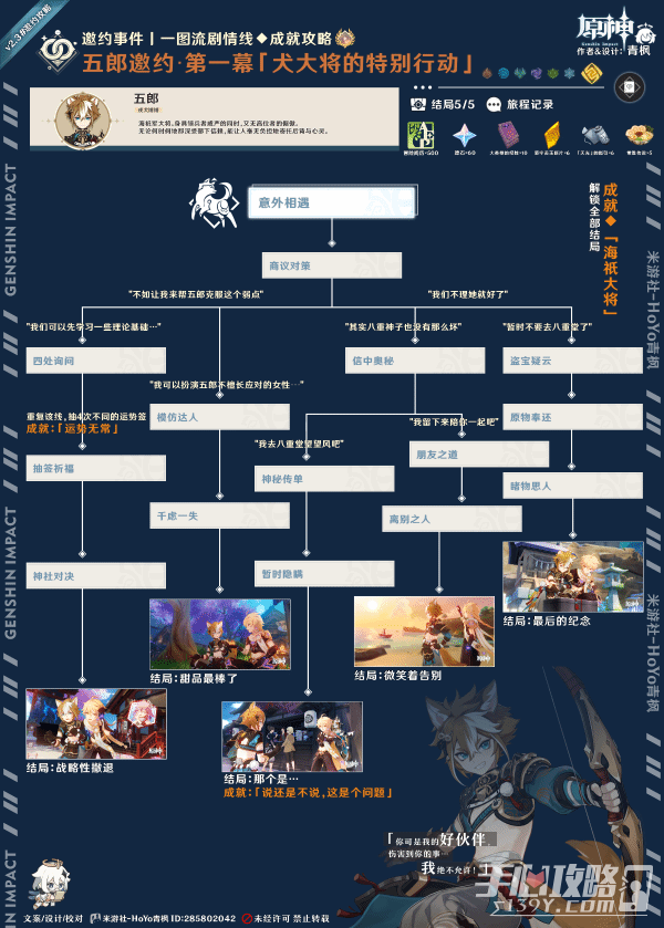 《原神》五郎邀约事件全结局达成攻略