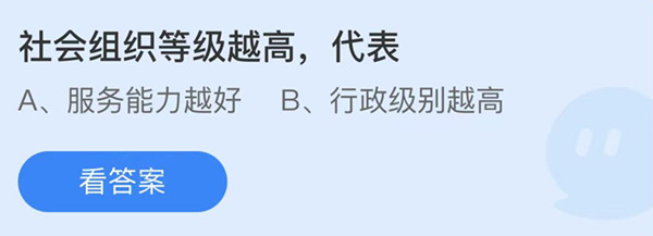 蚂蚁庄园：以下哪项属于社会组织等级评估的内容