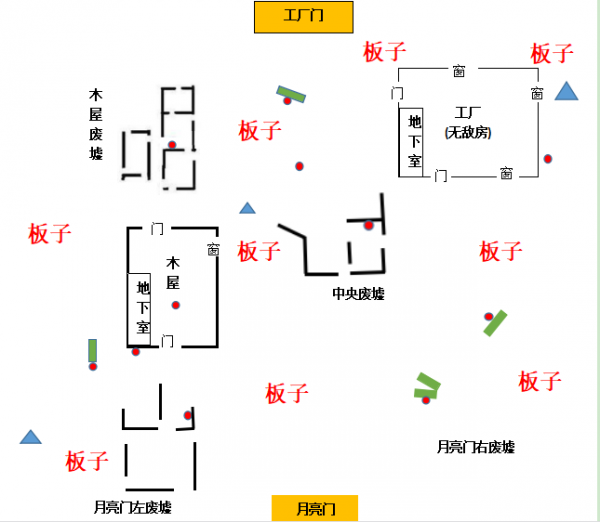 第五人格军工厂平面地图详解：军工厂无敌房在哪里？[多图]图片2