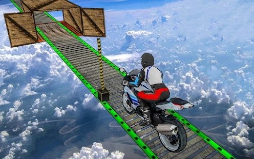 摩托车空中赛道3D截图