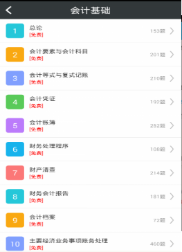 会计资格题库截图