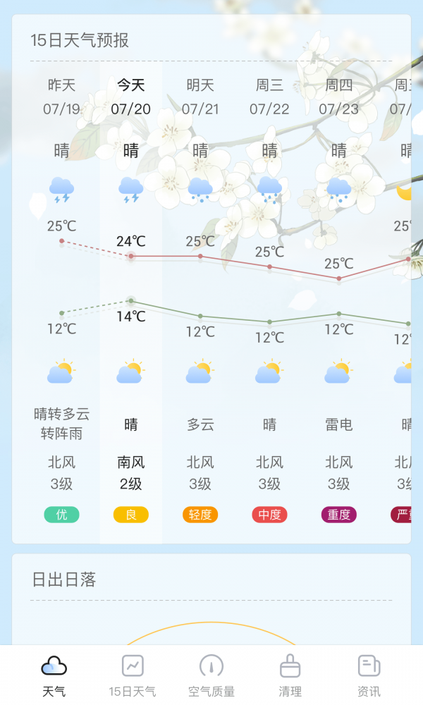 荔枝天气截图