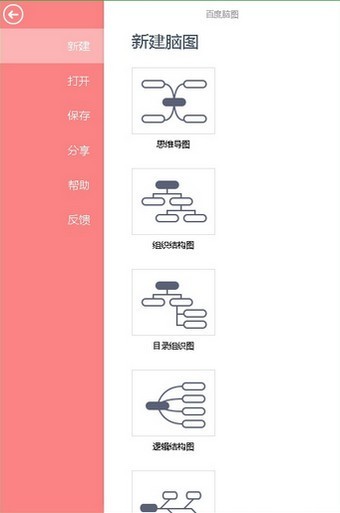 百度脑图截图