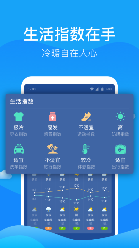 人人天气预报截图