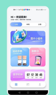 大众桌面小组件截图