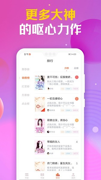 时阅文学app截图