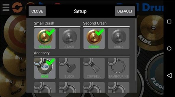 真实架子鼓练习游戏中文手机版（Real Drum）图2: