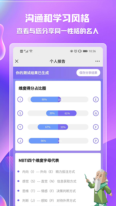 MBTI截图