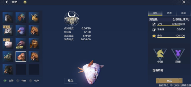 妄想山海坐骑属性一览 坐骑获得方法攻略