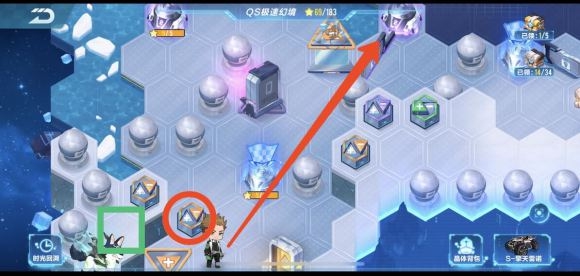QQ飞车手游QS幻境第三期第二关怎么过 QS幻境第三期第二关图文合集