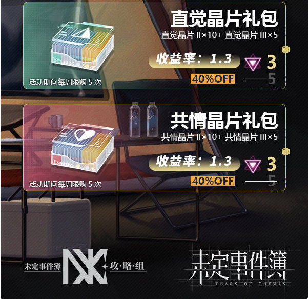 未定事件薄消失的黄金活动礼包一览 礼包氪金推荐