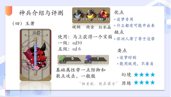 古今江湖神兵详解 神兵系统新手攻略