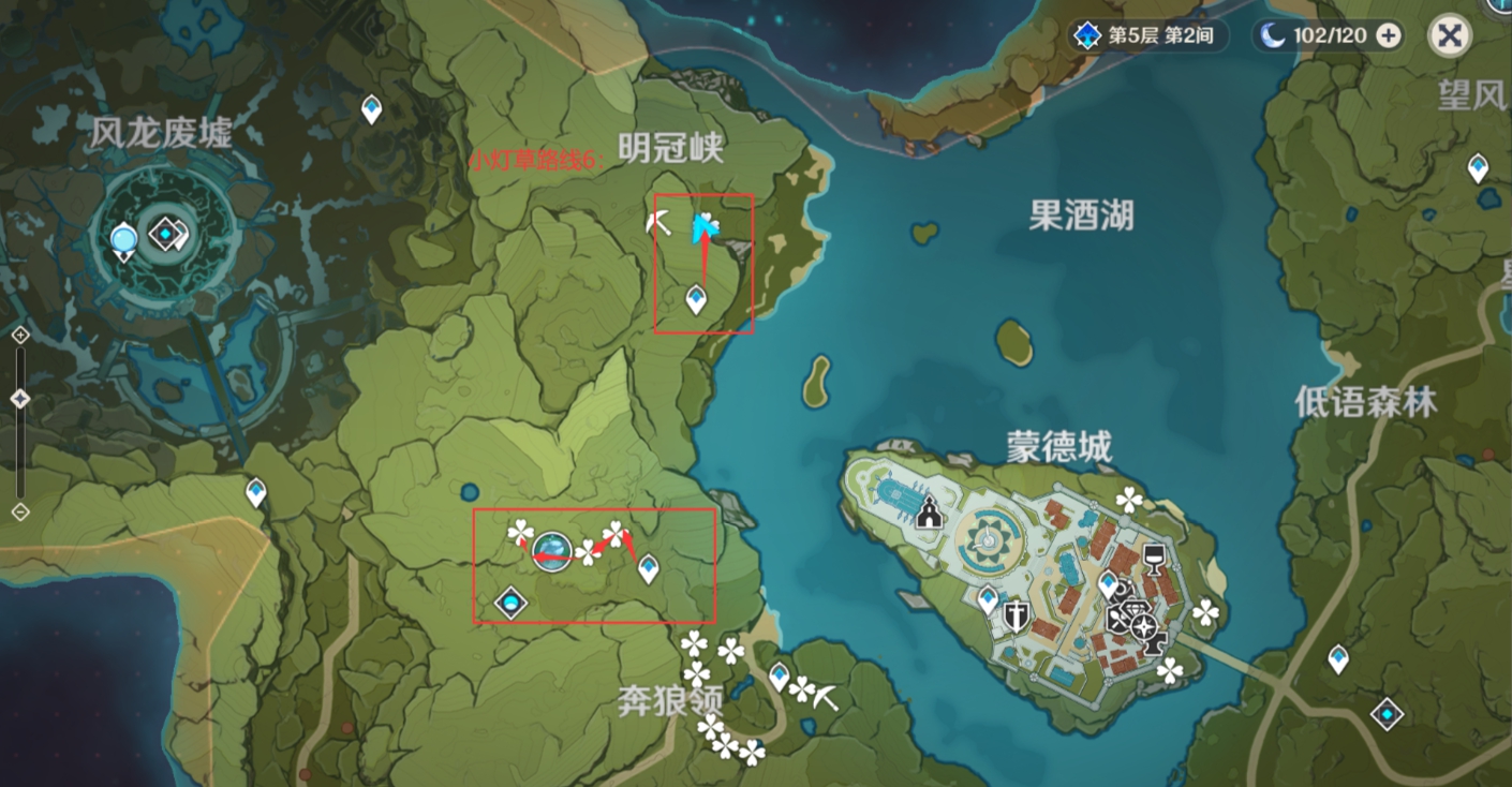 原神小灯草地图位置大全 小灯草分布图一览