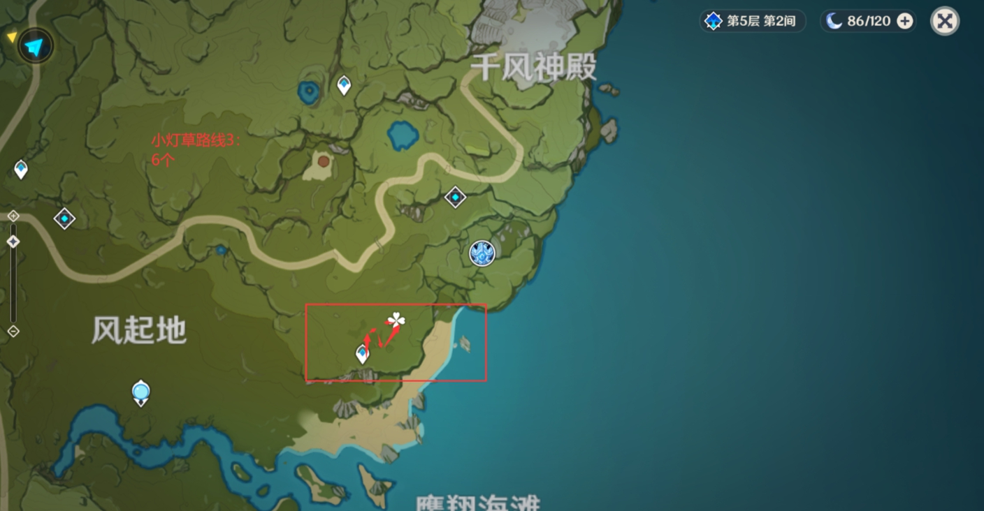 原神小灯草地图位置大全 小灯草分布图一览