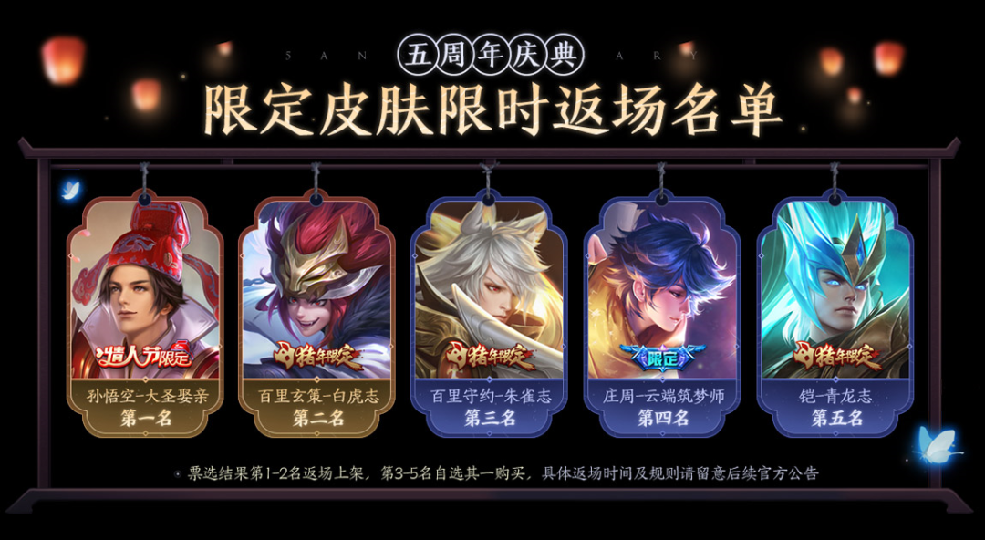 王者荣耀百里守约朱雀志返场时间 朱雀志皮肤什么时候返场