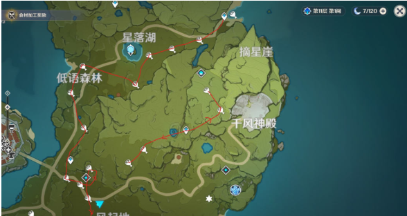 原神刷兽肉路线图 刷兽肉路线分享