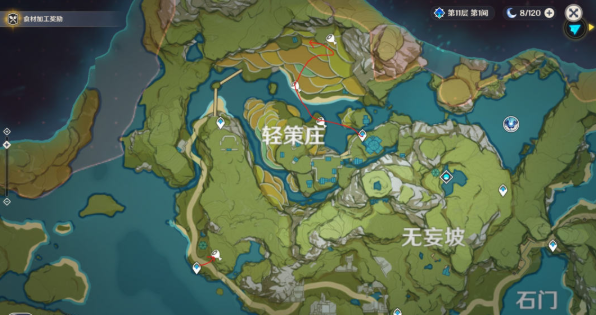 原神刷兽肉路线图 刷兽肉路线分享