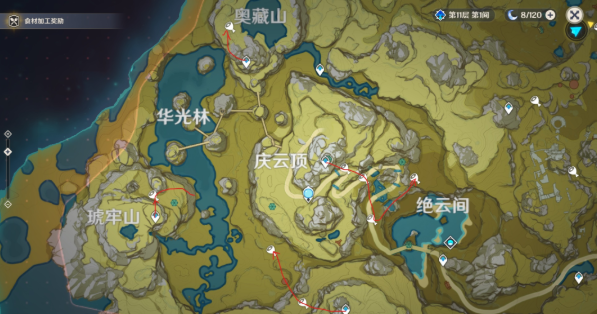 原神刷兽肉路线图 刷兽肉路线分享